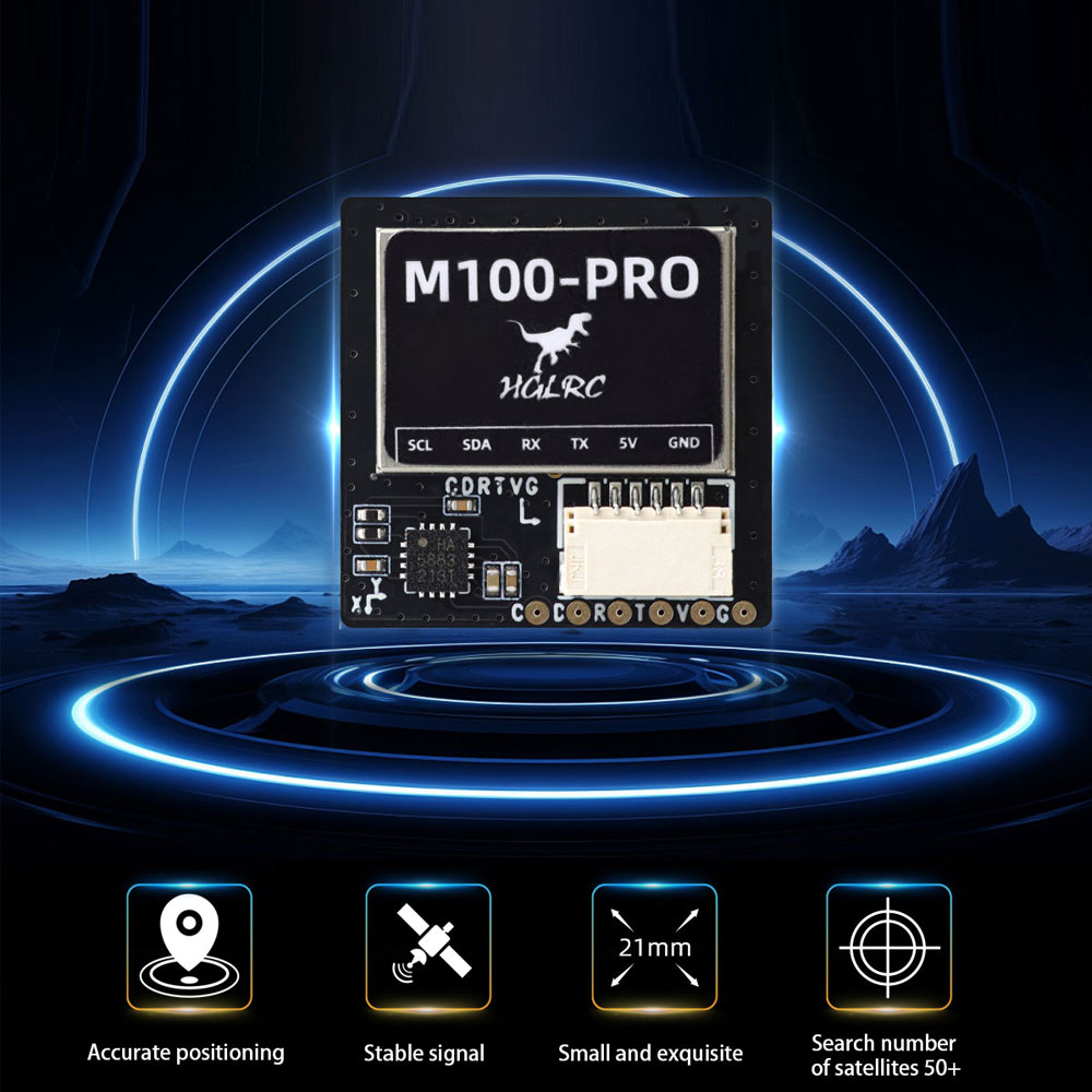 Chip GPS HGLRC M100 PRO B101 d - Drone Compass reseña y precio