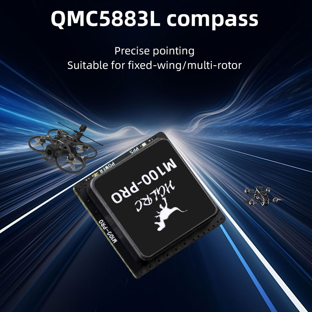 Chip GPS HGLRC M100 PRO B101 d - Drone Compass reseña y precio